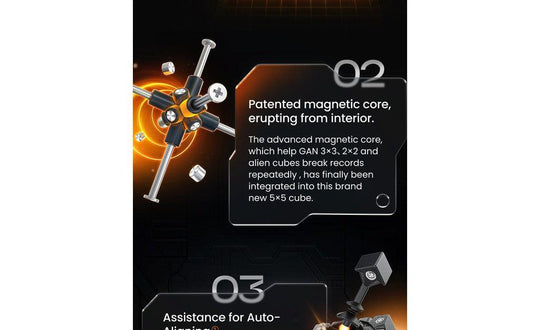 GAN 562 5x5 (Magnetic, Core Magnets) | SpeedCubeShop