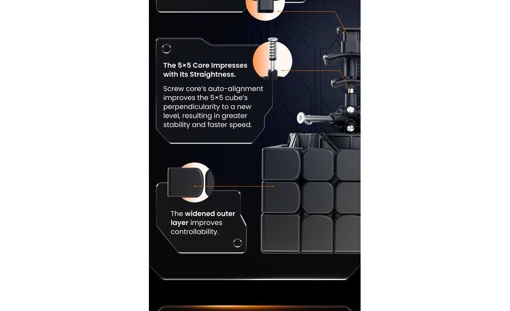 GAN 562 5x5 (Magnetic, Core Magnets) | SpeedCubeShop