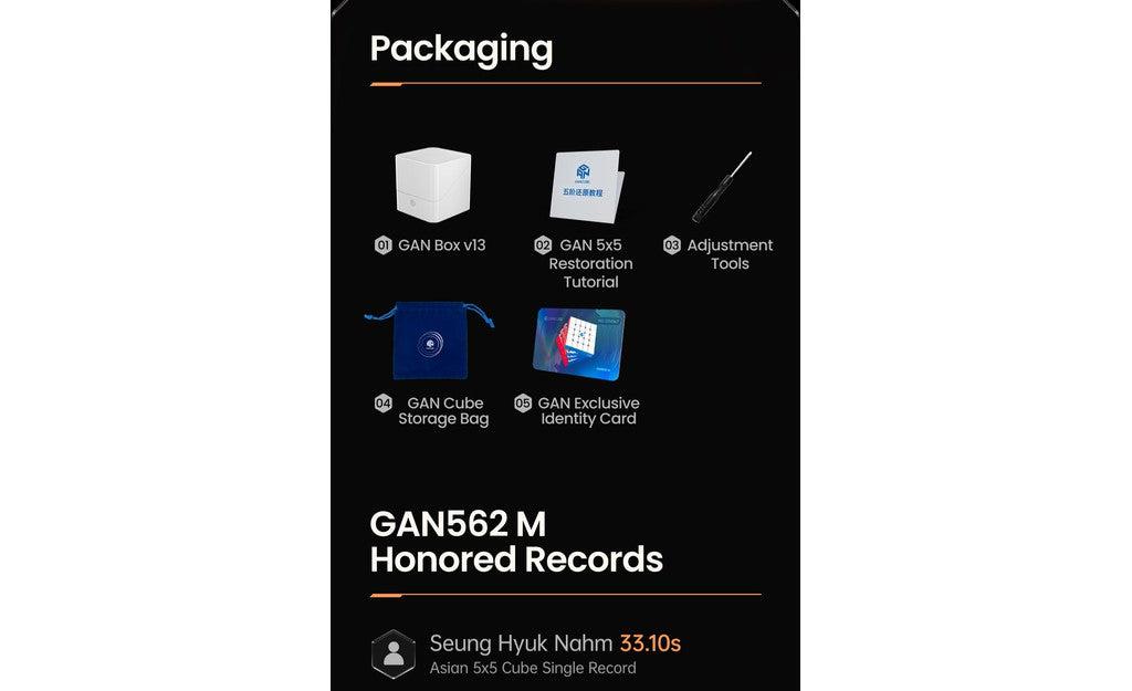 GAN 562 5x5 (Magnetic, Core Magnets) | SpeedCubeShop