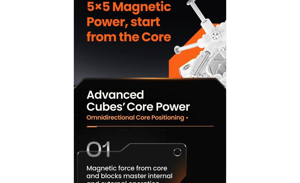 GAN 562 5x5 (Magnetic, Core Magnets, UV Coated) | SpeedCubeShop