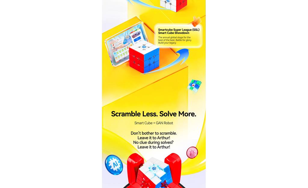 GAN i Carry 4 3x3 (Magnetic) - Bluetooth Smart Cube