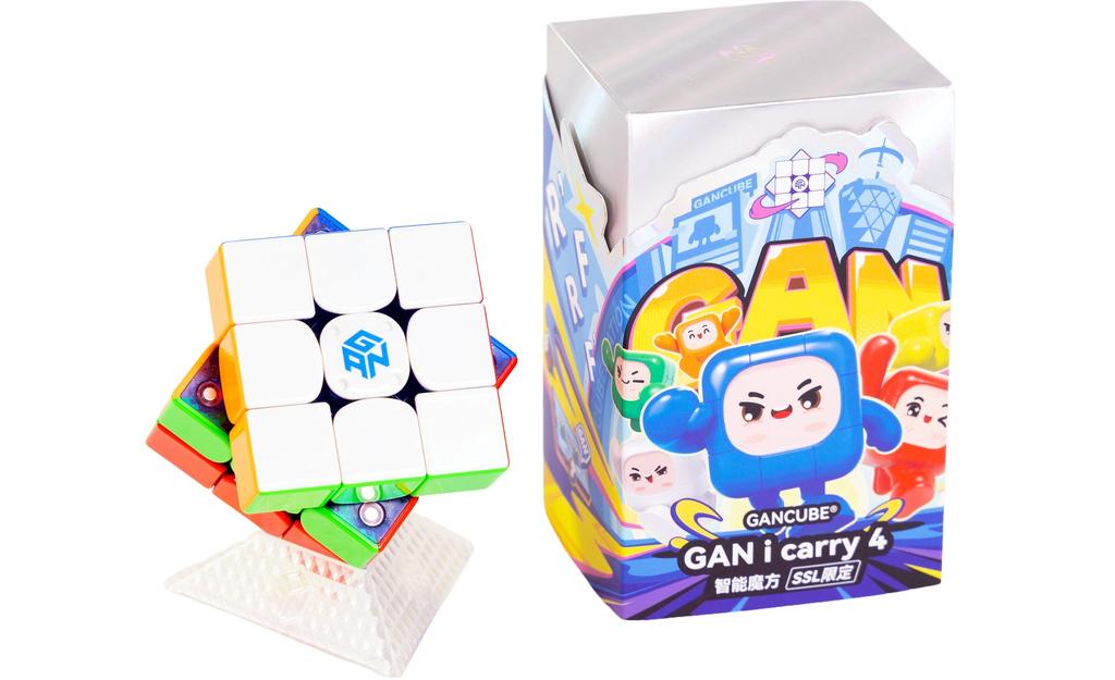 GAN i Carry 4 3x3 (Magnetic, UV Coated) - SSL Limited, Bluetooth Smart Cube