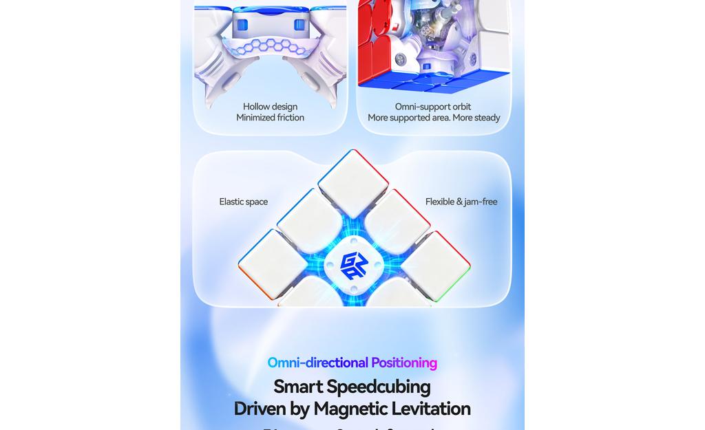 GAN i4 3x3 Leap (Magnetic, Ball-Core) - Bluetooth Smart Cube