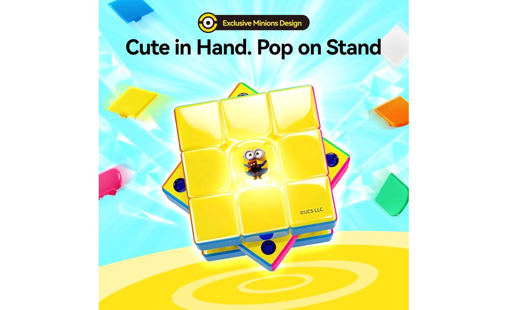 GAN i4 3x3 (Magnetic, MagLev, Ball-Core) - Minions Edition, Bluetooth Smart Cube
