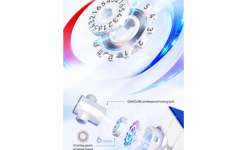 GAN i4 3x3 (Magnetic, MagLev, Ball-Core, UV Coated) - Bluetooth Smart Cube