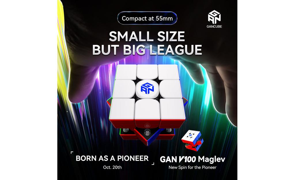 GAN V100 3x3 (Magnetic, MagLev, Core Magnets) | SpeedCubeShop