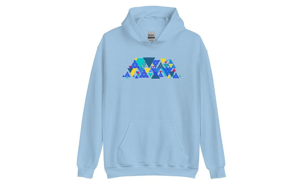 Geometric Pyraminx - Rubik's Cube Hoodie | SpeedCubeShop