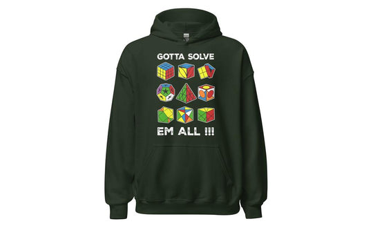 Gotta Solve Em All - Rubik's Cube Hoodie | SpeedCubeShop