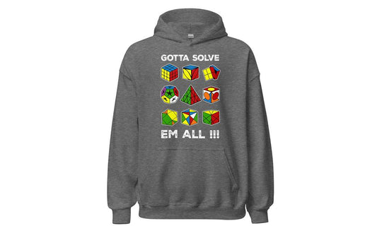 Gotta Solve Em All - Rubik's Cube Hoodie | SpeedCubeShop