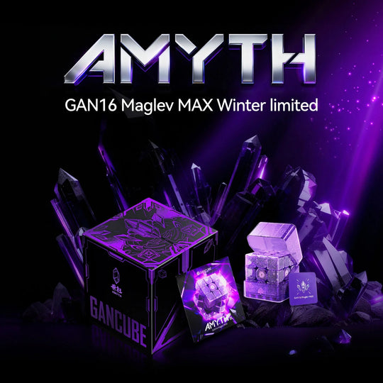 GAN 16 3x3 Max Amyth (Magnetic, MagLev, Core Magnets, UV Coated) - Limited Edition