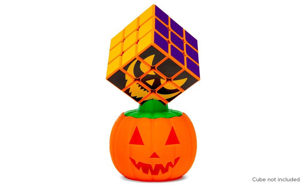 Jack O' Lantern Rubik's Cube Display Stand + Light | SpeedCubeShop