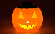 Jack O' Lantern Rubik's Cube Display Stand + Light