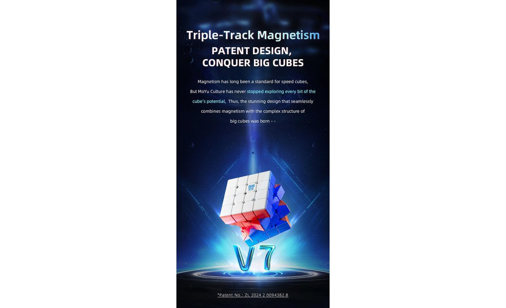 MoYu AoSu 4x4 V7 Triple-Track (Magnetic, Ball-Core, UV Coated) | SpeedCubeShop
