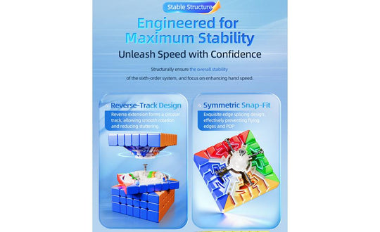 MoYu AoShi 6x6 V4 Double-Track (Magnetic, Ball-Core) | SpeedCubeShop
