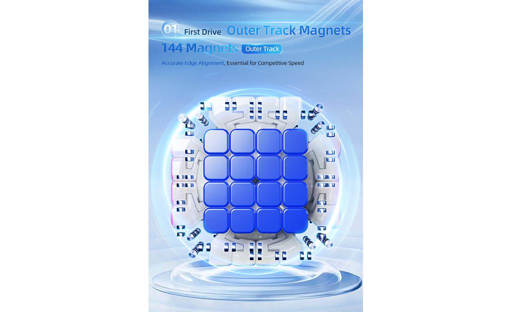 MoYu AoShi 6x6 V4 Single-Track (Magnetic) | SpeedCubeShop