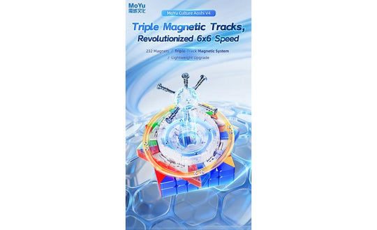 MoYu AoShi 6x6 V4 Triple-Track (Magnetic, Ball-Core) | SpeedCubeShop