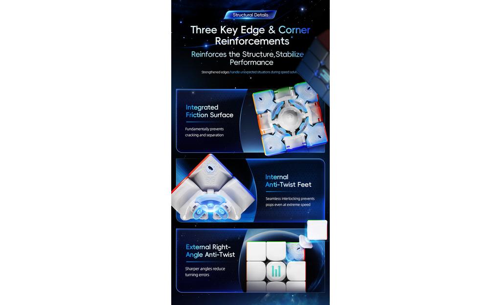 MoYu HuaMeng TG 3x3 V2 (Magnetic, Ball-Core)