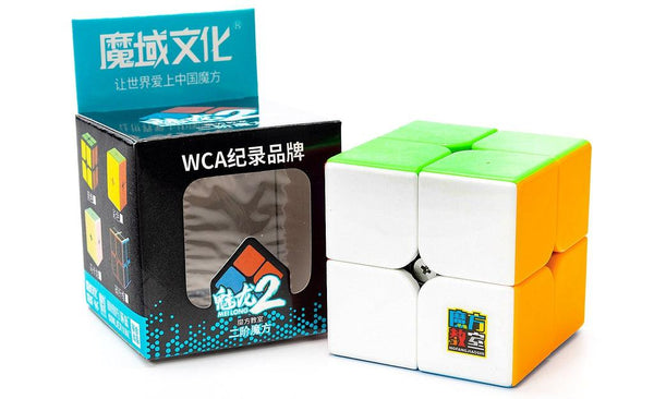 Moyu Meilong Pack 4 Cubes Magiques Sans Autocollant 2×2 3×3 4×4 5×5 – Idéal Débutant & Vitesse