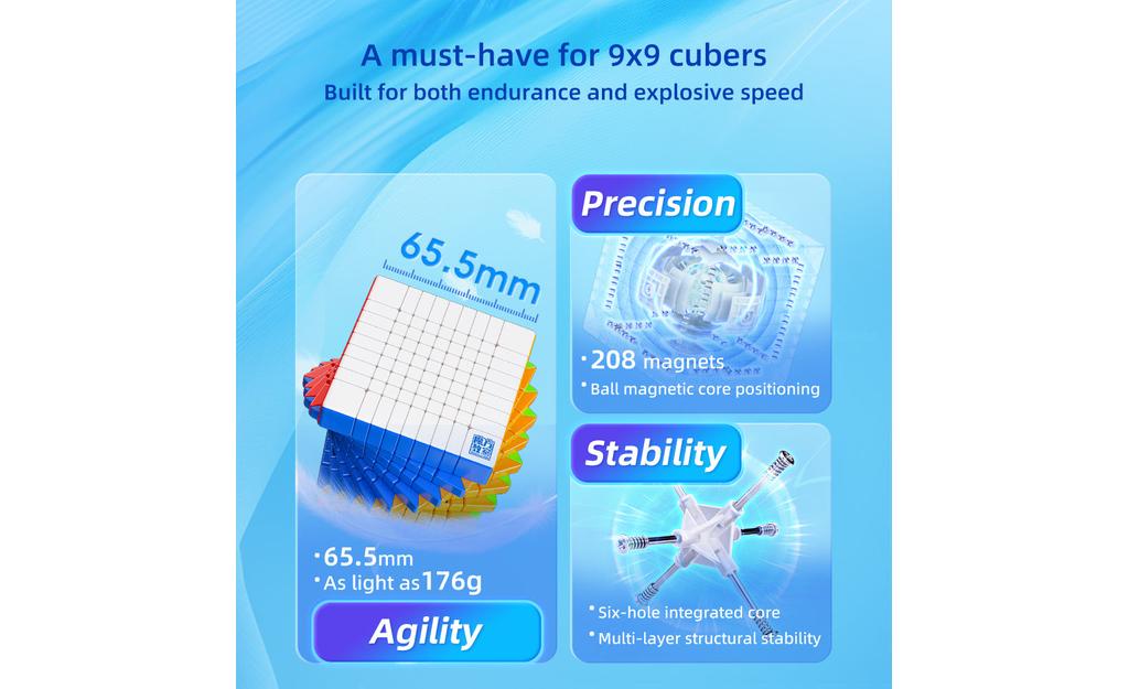 MoYu MeiLong 9x9 V3 (Magnetic, Ball-Core)