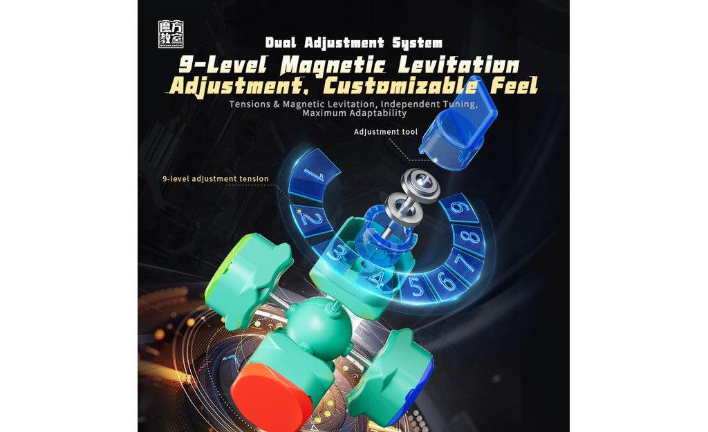 MoYu RS3 M 3x3 V5 (Magnetic, MagLev, Ball-Core, UV Coated) + Robot Box | SpeedCubeShop