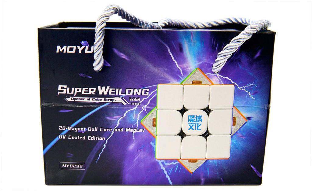 MoYu Super WeiLong 3x3 MagLev 20-magnet Ball-Core UV cube