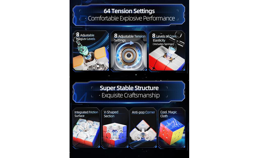 MoYu Super WeiLong 3x3 V2 (Magnetic, 20-Magnet Ball-Core, UV Coated) | SpeedCubeShop