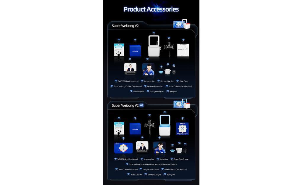 MoYu Super WeiLong 3x3 V2 (Magnetic, 20-Magnet Ball-Core, UV Coated) | SpeedCubeShop