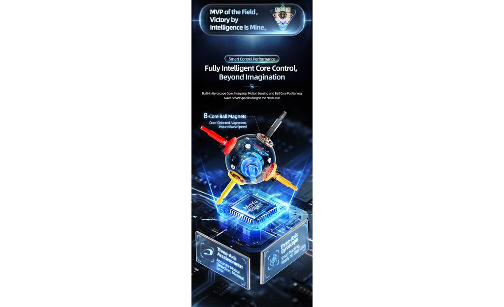 MoYu WeiLong AI 3x3 V11 (Magnetic, MagLev, Ball-Core, UV Coated) | SpeedCubeShop