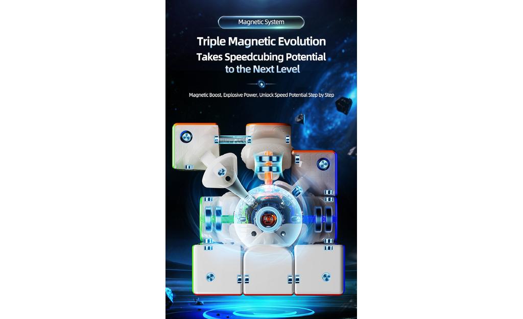 MoYu WeiLong AI 3x3 V11 (Magnetic, MagLev, Ball-Core, UV Coated) | SpeedCubeShop
