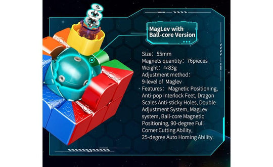 MoYu YS3 M 3x3 (Magnetic, MagLev) | SpeedCubeShop