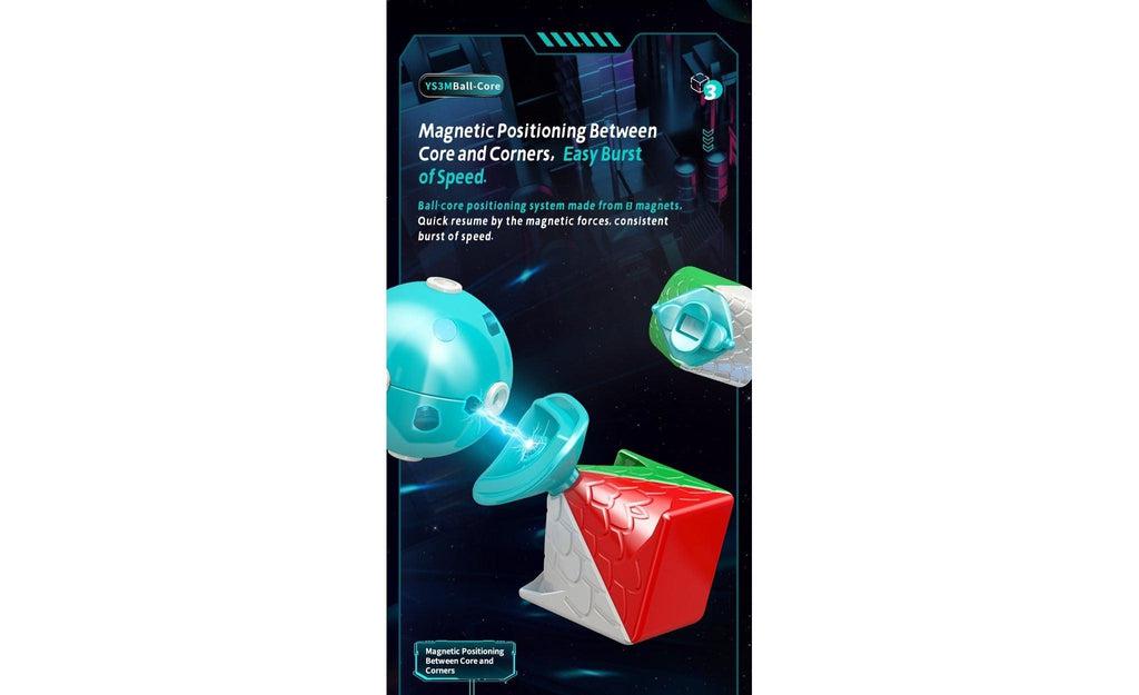 MoYu YS3 M 3x3 (Magnetic, MagLev, Ball-Core) | 3x3 Speed Cube