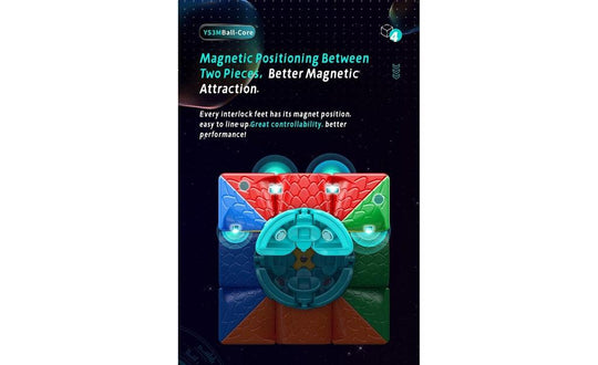 MoYu YS3 M 3x3 (Magnetic, MagLev, Ball-Core) | SpeedCubeShop