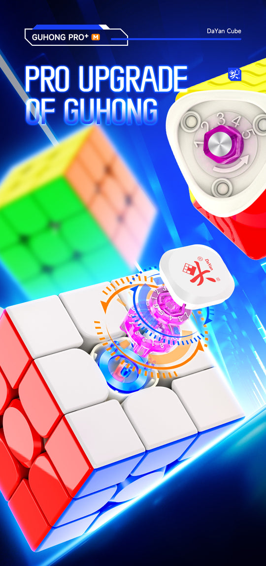 DaYan GuHong Pro+ 3x3 (Magnetic, MagLev, Core Magnets) - 54mm