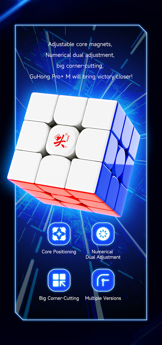 DaYan GuHong Pro+ 3x3 (Magnetic, MagLev, Core Magnets) - 54mm