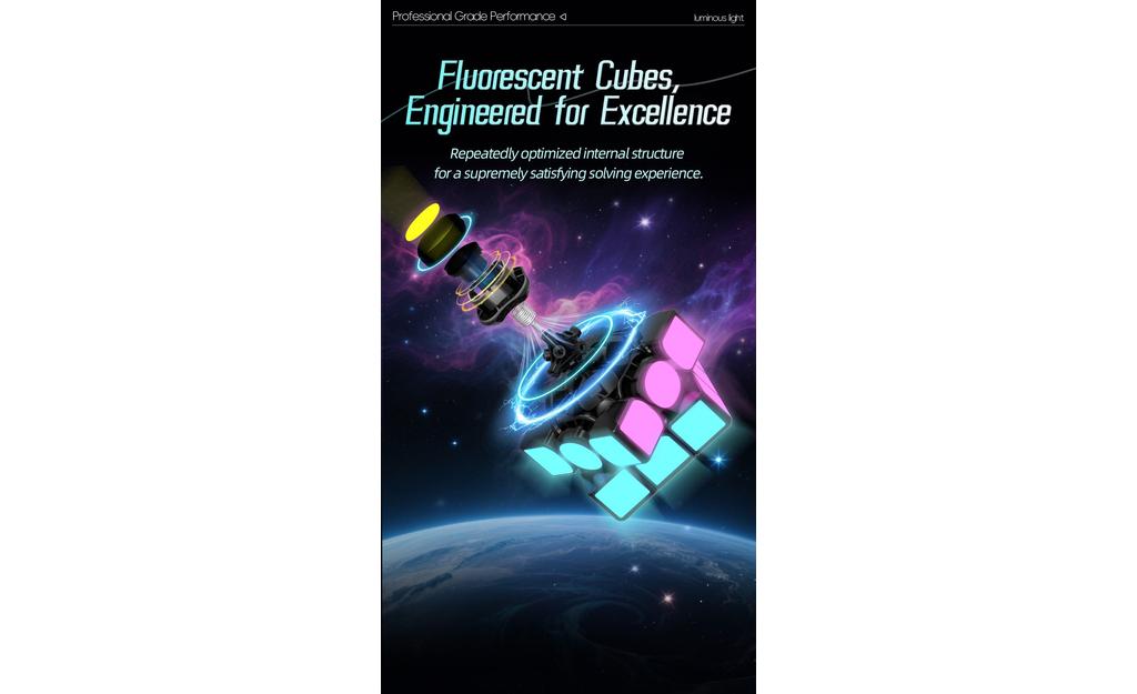 QiYi 3x3 (Glow in the Dark) | SpeedCubeShop