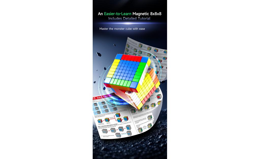 QiYi 8x8 (Magnetic, Ball-Core) | SpeedCubeShop