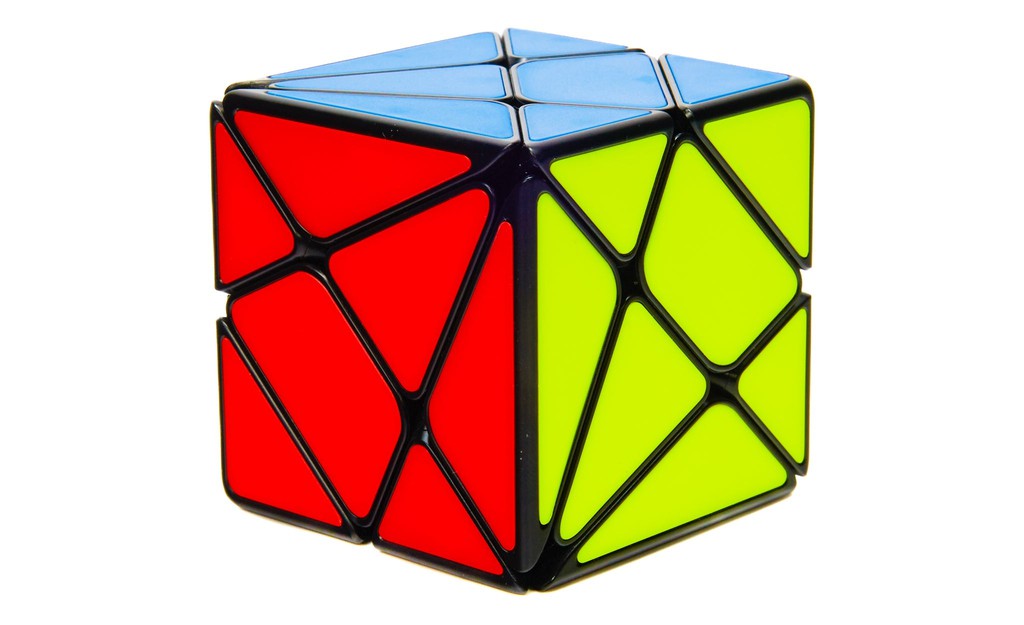Axis Cube Designs QiYi Axis Cube S (Tiled) | Shape Mod Puzzle