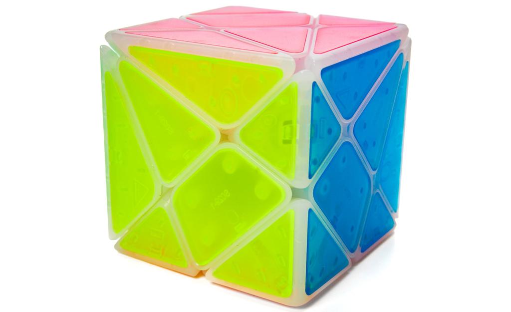 QiYi Axis Cube (Tiled) - Icy Amber | SpeedCubeShop