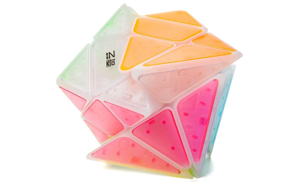 QiYi Axis Cube (Tiled) - Icy Amber | SpeedCubeShop