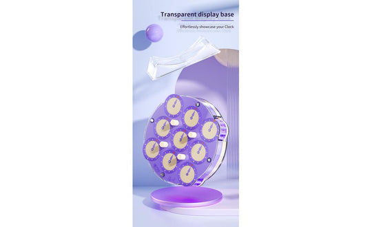 QiYi Clock (Magnetic) - Lilac | SpeedCubeShop