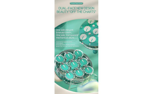 QiYi Clock (Magnetic) - Limited Edition Emerald | SpeedCubeShop