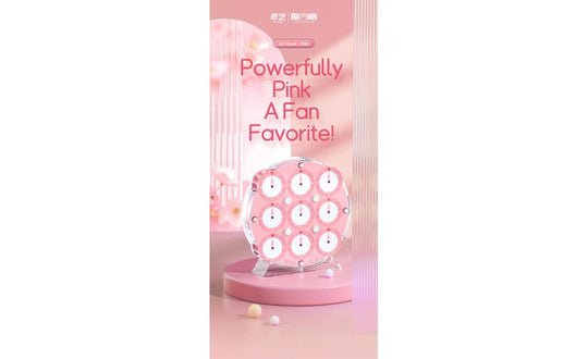QiYi Clock (Magnetic) - Pink | SpeedCubeShop