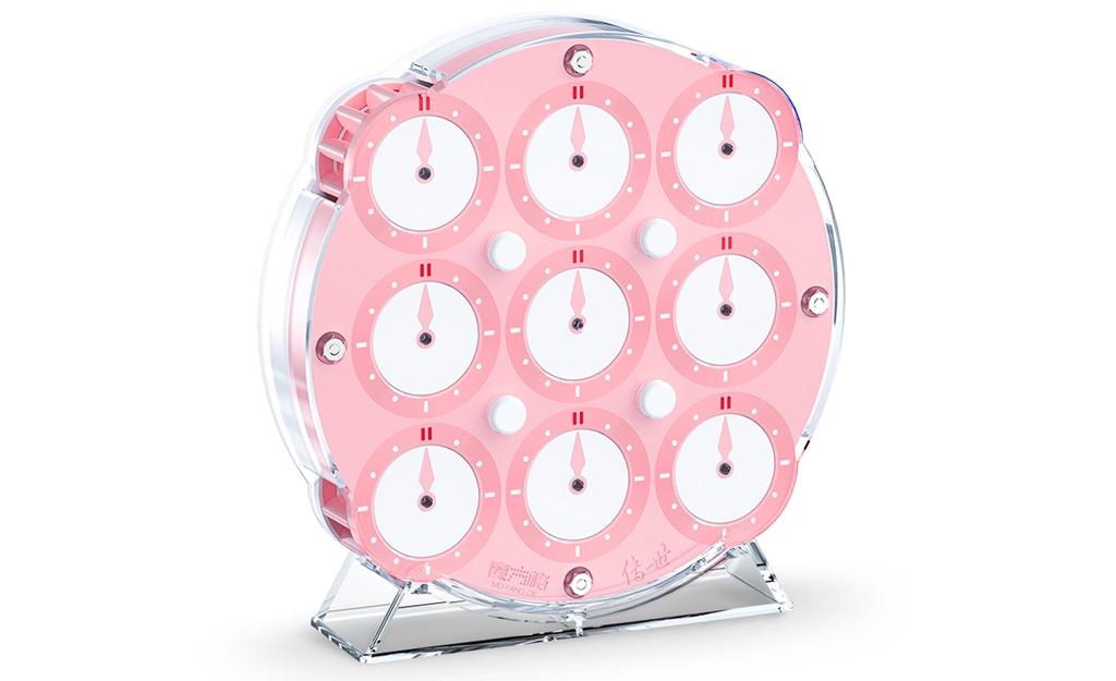 QiYi Clock (Magnetic) - Pink | SpeedCubeShop