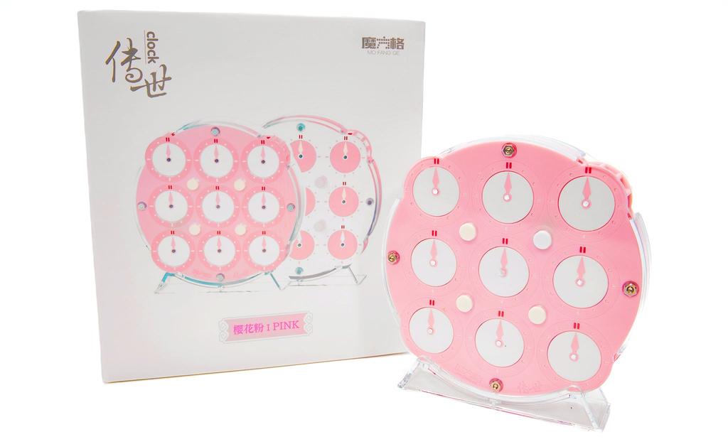 QiYi Clock (Magnetic) - Pink | SpeedCubeShop
