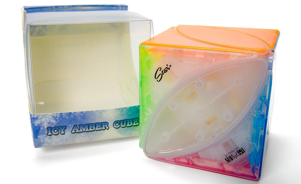 QiYi Ivy Cube (Tiled) - Icy Amber | SpeedCubeShop