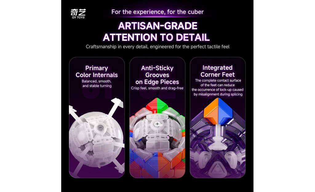 QiYi M Pro 4x4 V2 (Magnetic, Ball-Core, UV Coated)