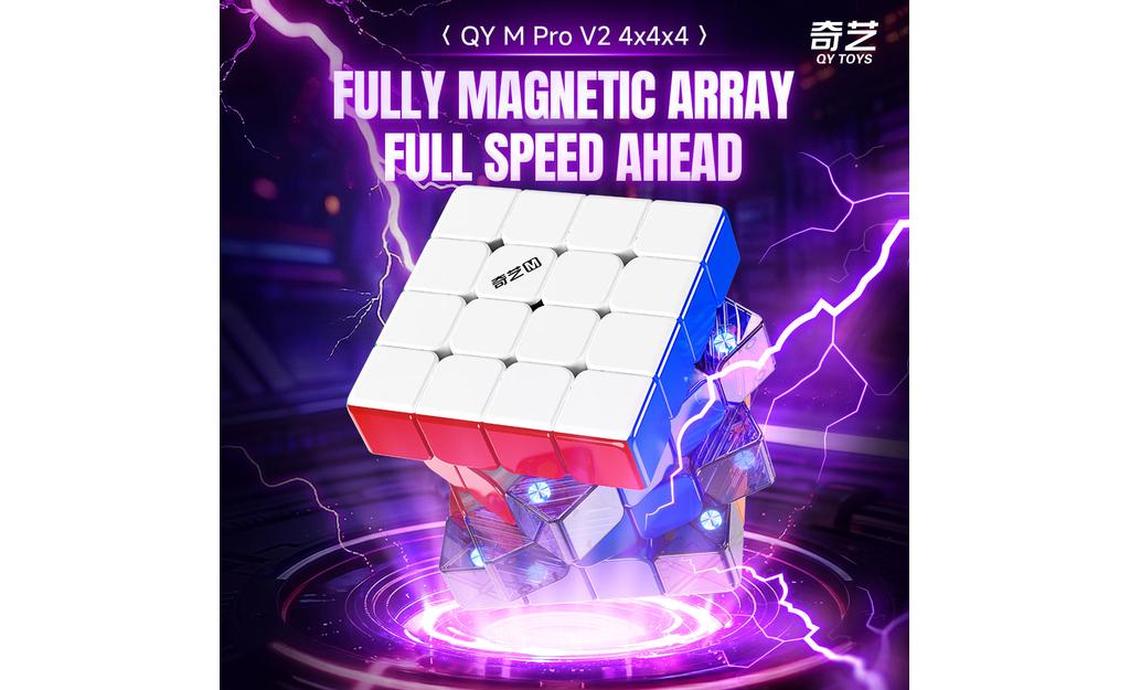 QiYi M Pro 4x4 V2 (Magnetic, Ball-Core, UV Coated)