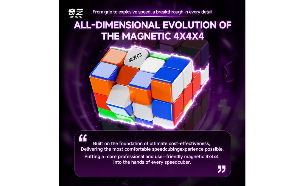 QiYi M Pro 4x4 V2 (Magnetic, Ball-Core, UV Coated)