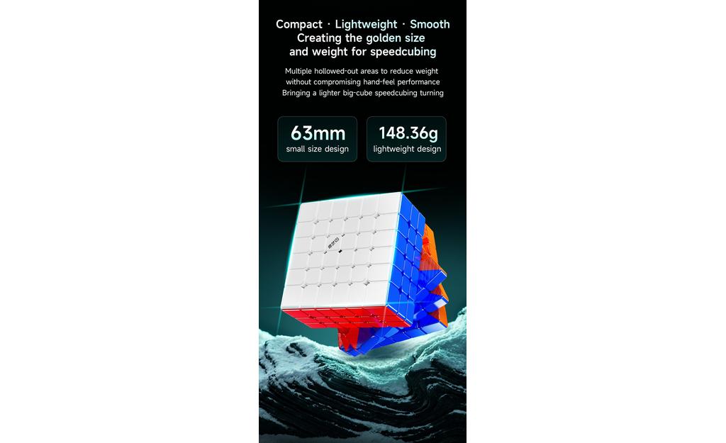 QiYi M Pro 6x6 (Magnetic, Ball-Core, UV Coated)