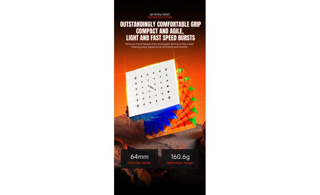 QiYi M Pro 7x7 (Magnetic, Ball-Core, UV Coated)